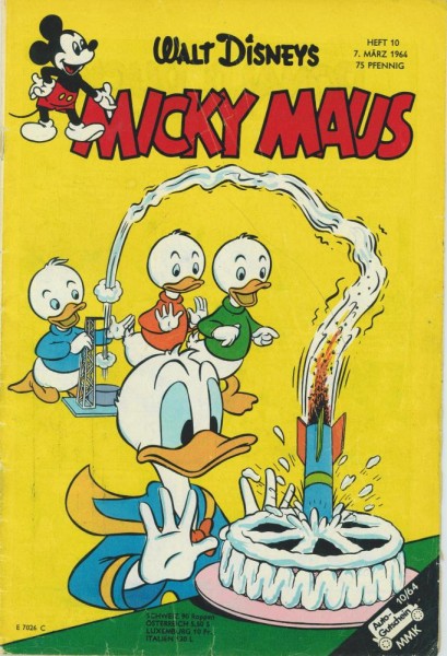 Micky Maus 1964/ 10 (Z2, Sm), Ehapa