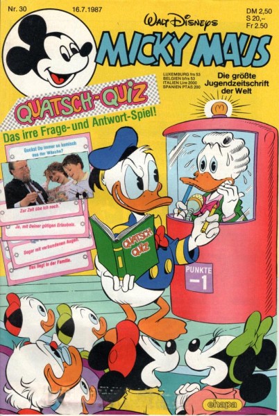 Micky Maus 1987/ 30 (Z0-1), Ehapa