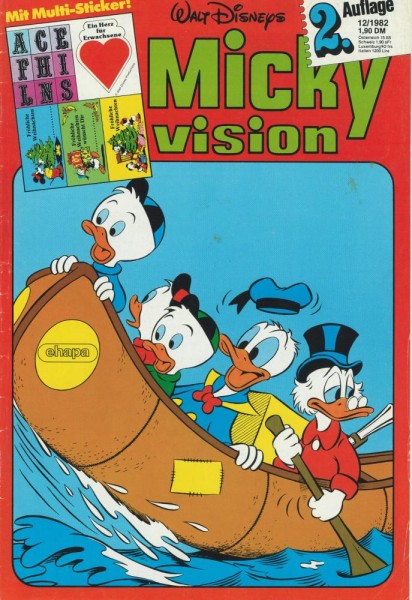 Mickyvision 2. Serie 1982 / 12 (Z1-2, 2.Aufl.), Ehapa