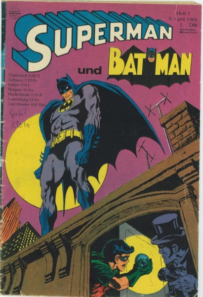 Superman 1969/ 7 (Z2, Sz), Ehapa