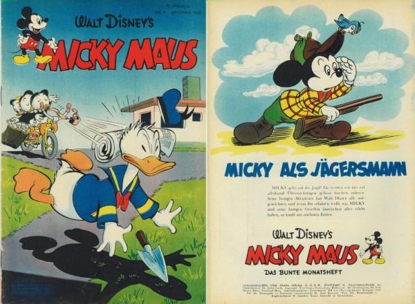 Micky Maus 1952/ 9 (Z1-2), Ehapa
