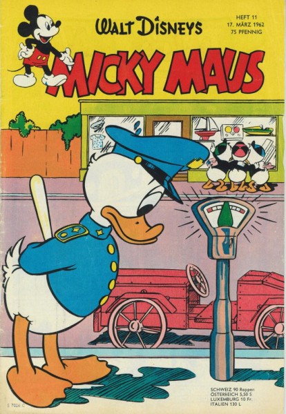 Micky Maus 1962/ 11 (Z1-, Sm), Ehapa