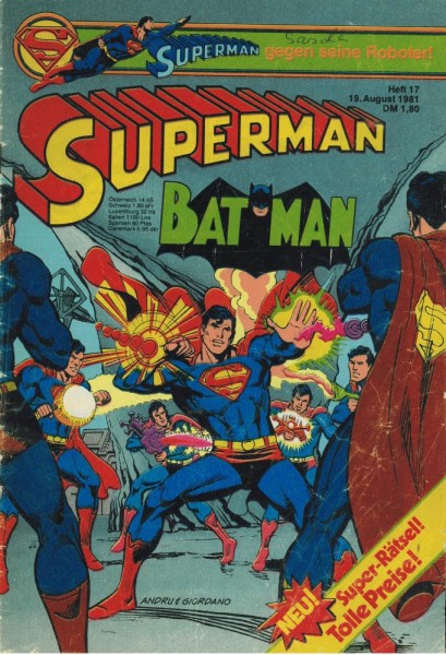 Superman 1981/ 17 (Z2, Sz), Ehapa
