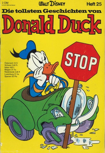 Die tollsten Geschichten von Donald Duck Sonderheft 25/1971 (Z1-), Ehapa