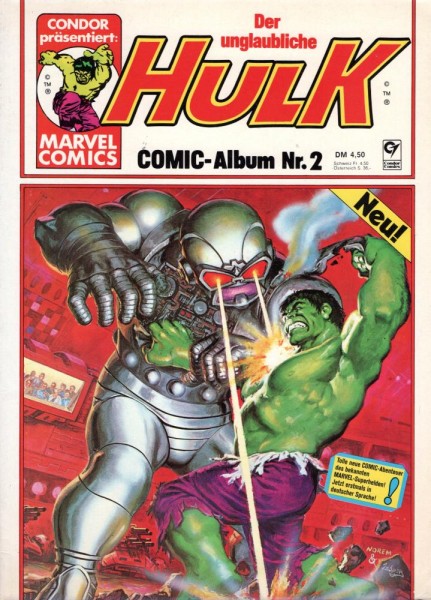 Der unglaubliche Hulk - Comic-Album 2 (Z1-), Condor