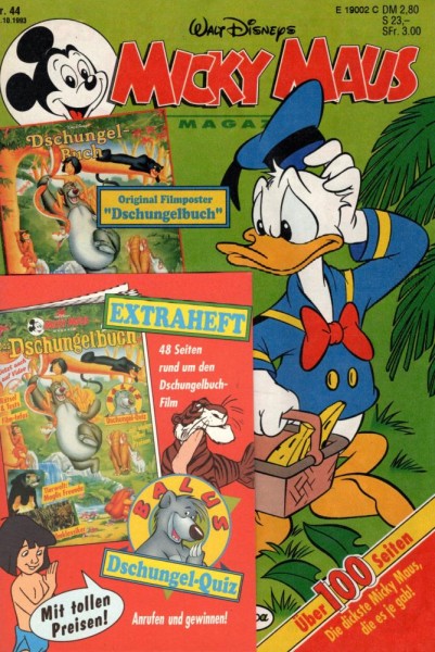 Micky Maus 1993/ 44 (Z0-1), Ehapa