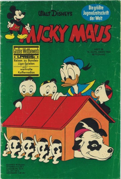 Micky Maus 1965/ 38 (Z2), Ehapa