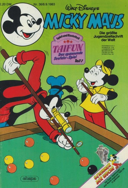 Micky Maus 1983/ 36 (Z1-), Ehapa