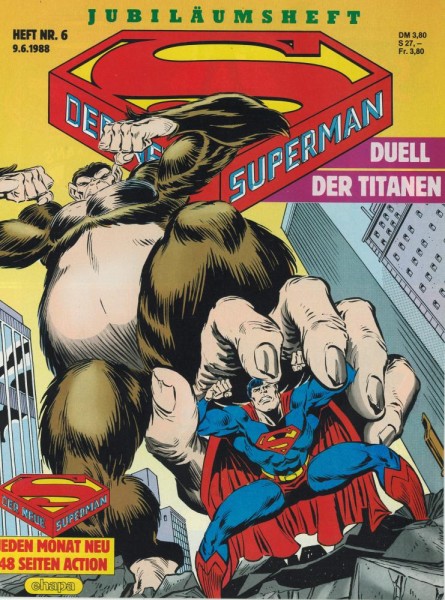 Der neue Superman 1988 6 (Z1), Ehapa