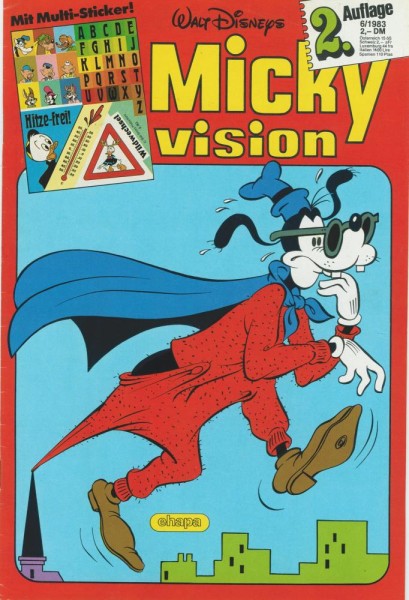 Mickyvision 2. Serie 1983 / 6 (Z1, 2.Aufl.), Ehapa