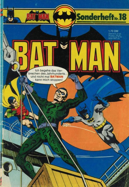 Batman Sonderheft 18 (Z2), Ehapa