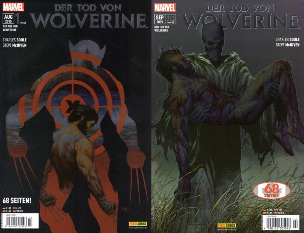 Der Tod von Wolverine 1+2 (Z0), Panini