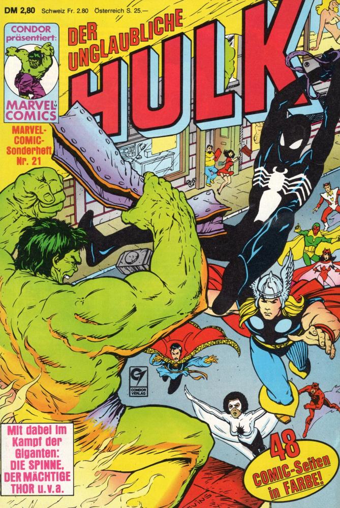 Marvel Comic Sonderheft 21 (Z0), Condor Condor Antiquariat