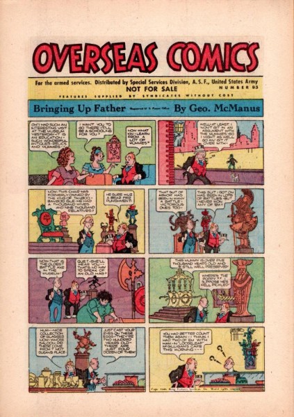 Overseas Comics 93 (Z1), A.S.F. United States Army