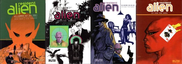 Resident Alien 1-4 (Z0, 1. Auflage), Splitter