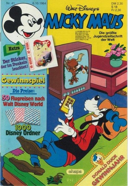 Micky Maus 1984/ 41 (Z0-1/1), Ehapa