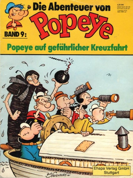 Die Abenteuer von Popeye 9 (Z2), Ehapa