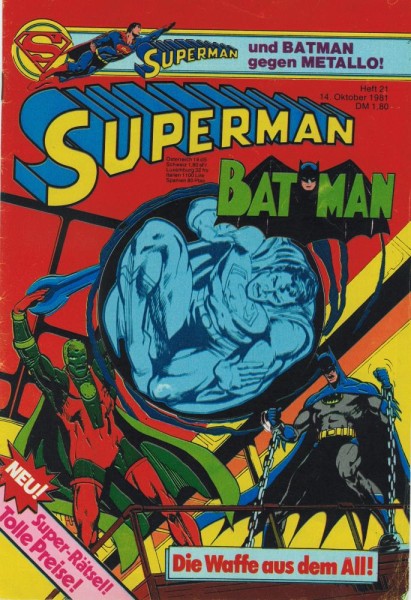 Superman 1981/ 21 (Z1-), Ehapa