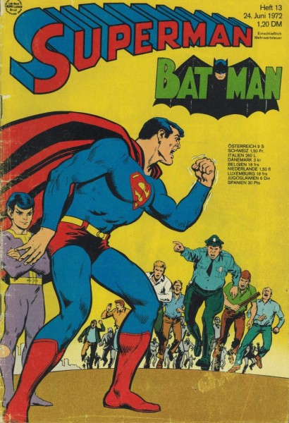 Superman 1972/ 13 (Z2, Sm), Ehapa
