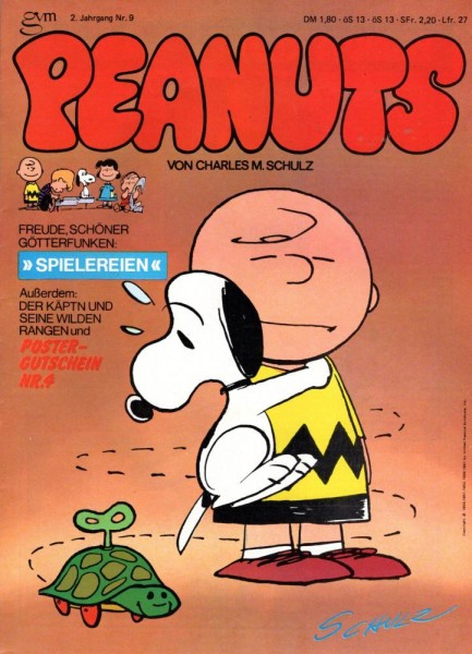 Peanuts 2. Jahrg. 9 (Z1-), gvm