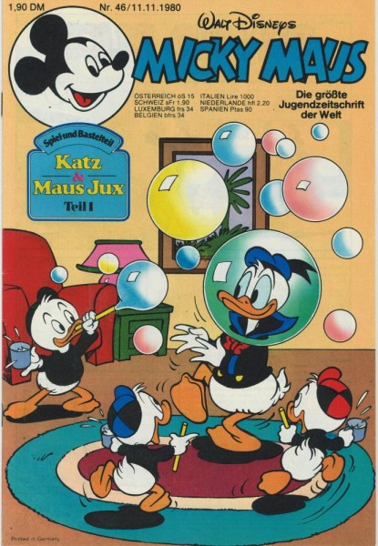 Micky Maus 1980/ 46 (Z1), Ehapa