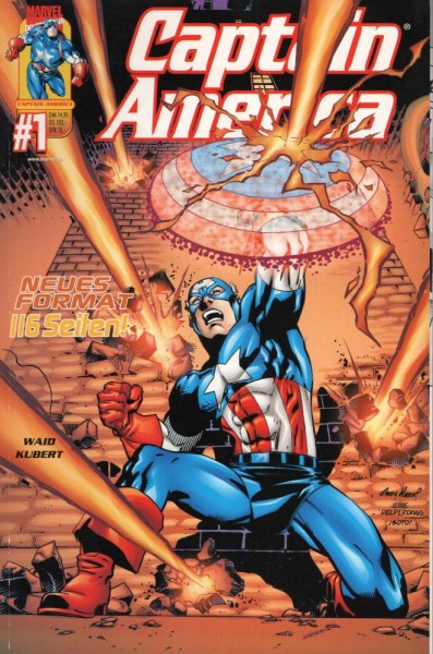 Captain America (2001) 1 (Z1), Marvel
