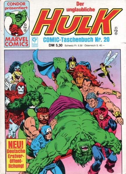 Der unglaubliche Hulk Taschenbuch 20 (Z1), Condor