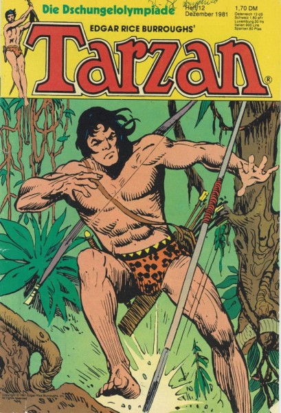 Tarzan, Der Neue 1981/ 12 (Z1, Sz), Ehapa