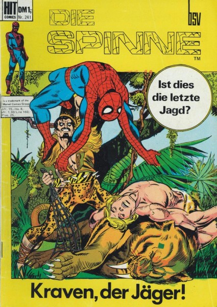 Hit Comics 241 - Die Spinne (Z1-2), bsv