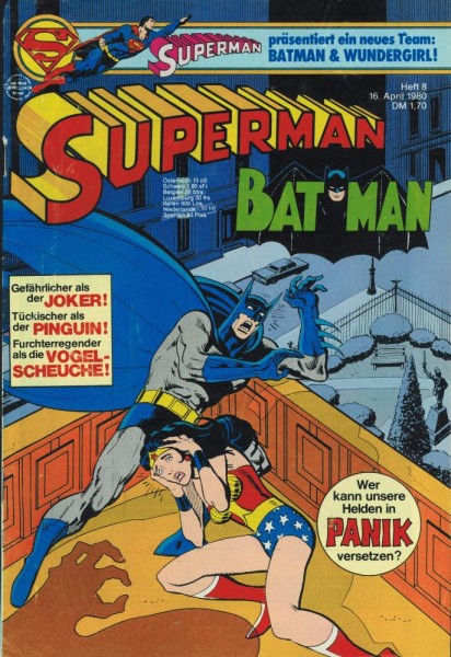 Superman 1980/ 8 (Z2), Ehapa