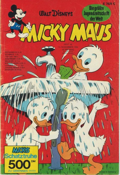 Micky Maus 1969/ 46 (Z1-2), Ehapa
