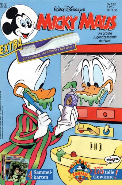 Micky Maus 1991/ 31 (Z0-1), Ehapa