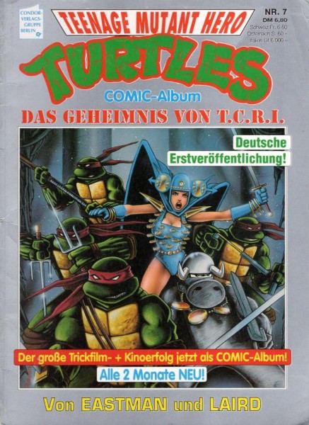 Teenage Mutant Hero Turtles Comic-Album 7 (Z1-2), Condor