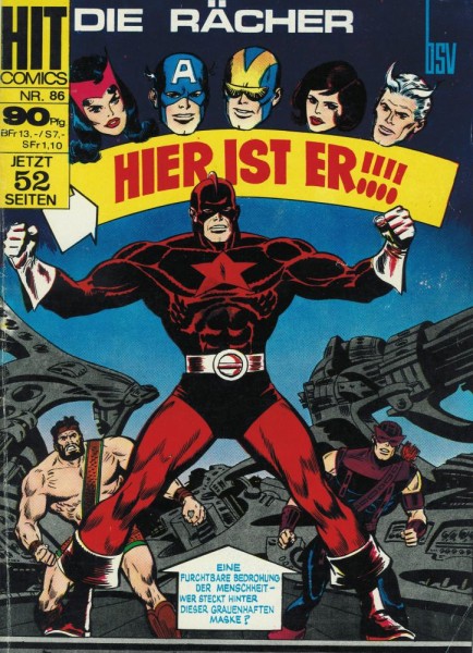 Hit Comics 86 - Die Rächer (Z1-), bsv