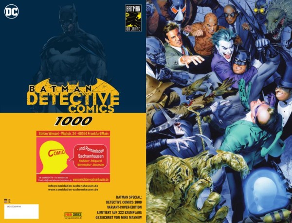 Batman special Detective Comics 1000 (lim. 222), Panini