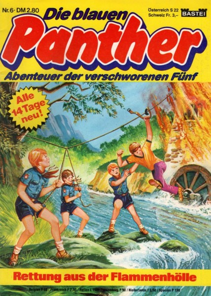 Die blauen Panther 6 (Z1), Bastei