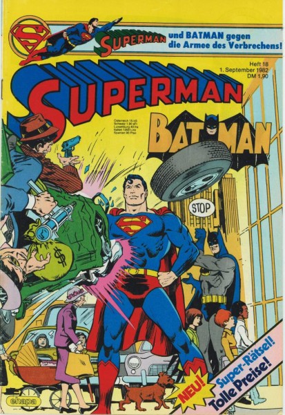 Superman 1982/ 18 (Z1-), Ehapa