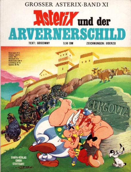 Asterix 11 (Z1-2, 1. Auflage), Ehapa