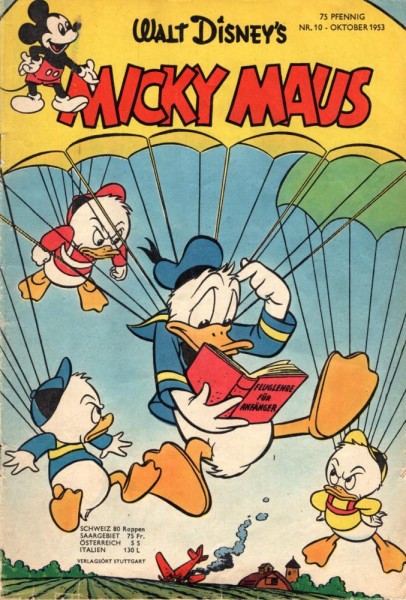 Micky Maus 1953/ 10 (Z1-2/2), Ehapa