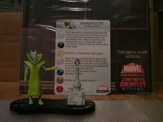 Infinity Gauntlet Grandmaster und Mind Gem , Hero Clix