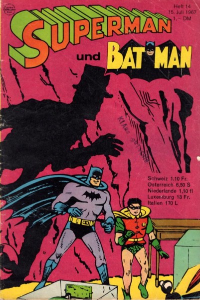 Superman 1967/ 14 (Z1-2/2, St), Ehapa