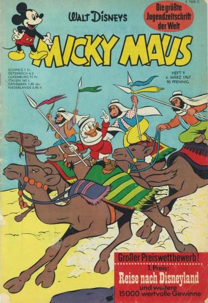 Micky Maus 1967/ 9 (Z2), Ehapa