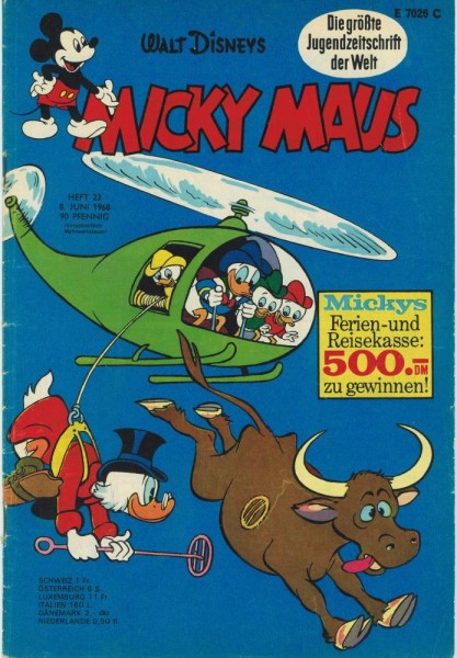 Micky Maus 1968/ 23 (Z2), Ehapa