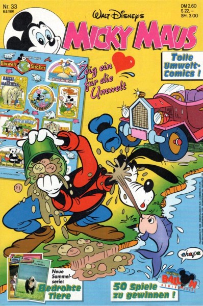 Micky Maus 1991/ 33 (Z0-1), Ehapa