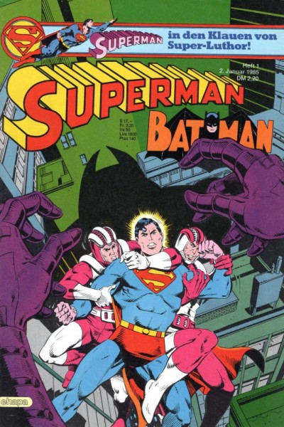 Superman 1985/ 1 (Z1), Ehapa