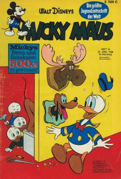 Micky Maus 1968/ 16 (Z1-2), Ehapa