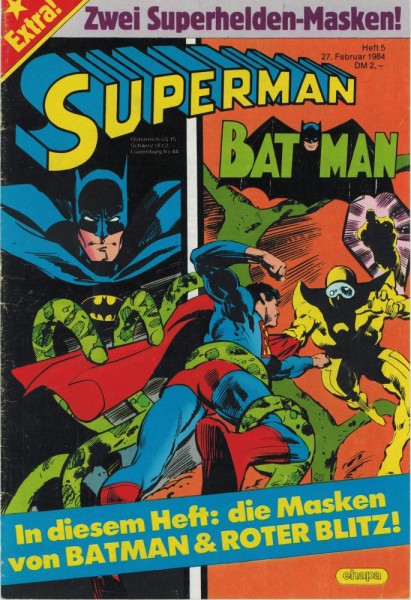 Superman 1984/ 5 (Z1-2), Ehapa