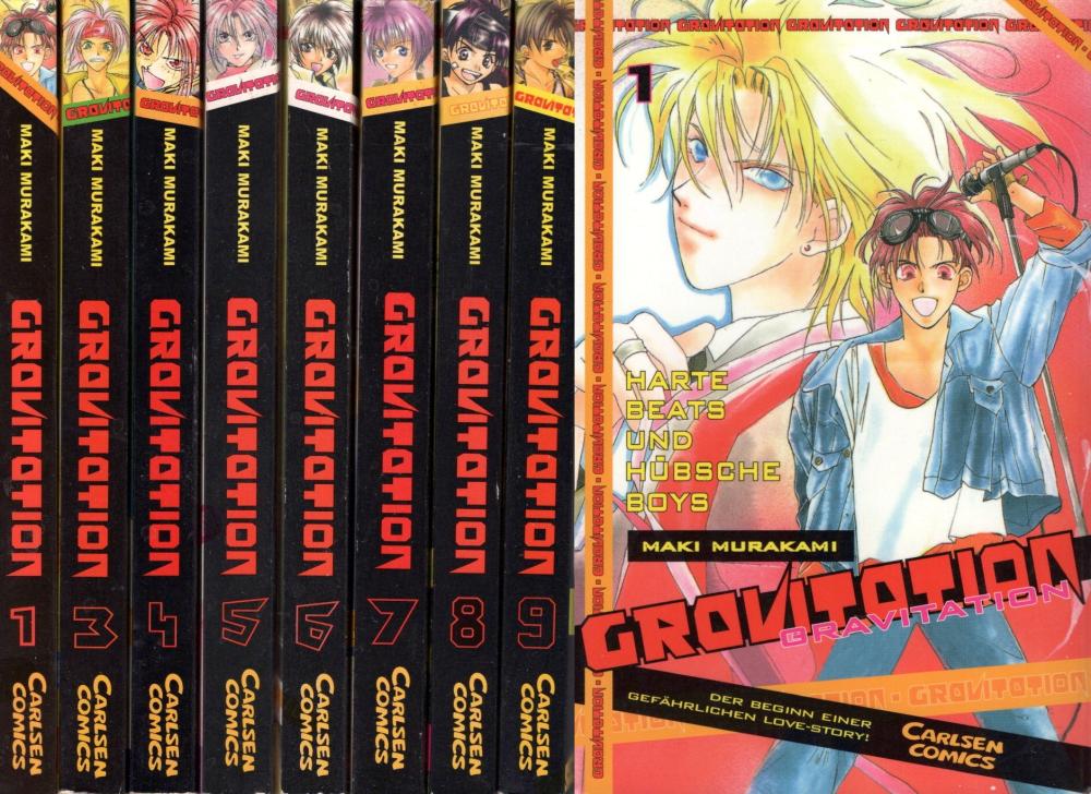 Gravitation 1,3-9 (Z1-), Carlsen | Manga | Antiquariat | Comicladen