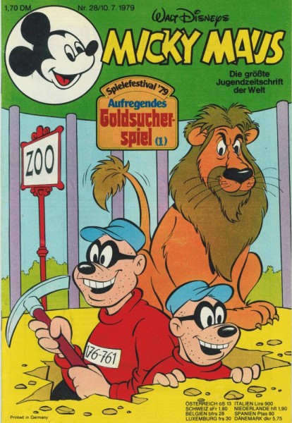Micky Maus 1979/ 28 (Z1), Ehapa