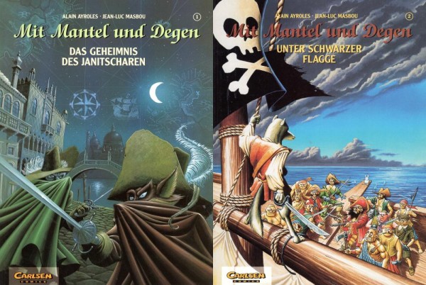 Mit Mantel und Degen 1+2 (Z0, 1. Aufl.), Carlsen